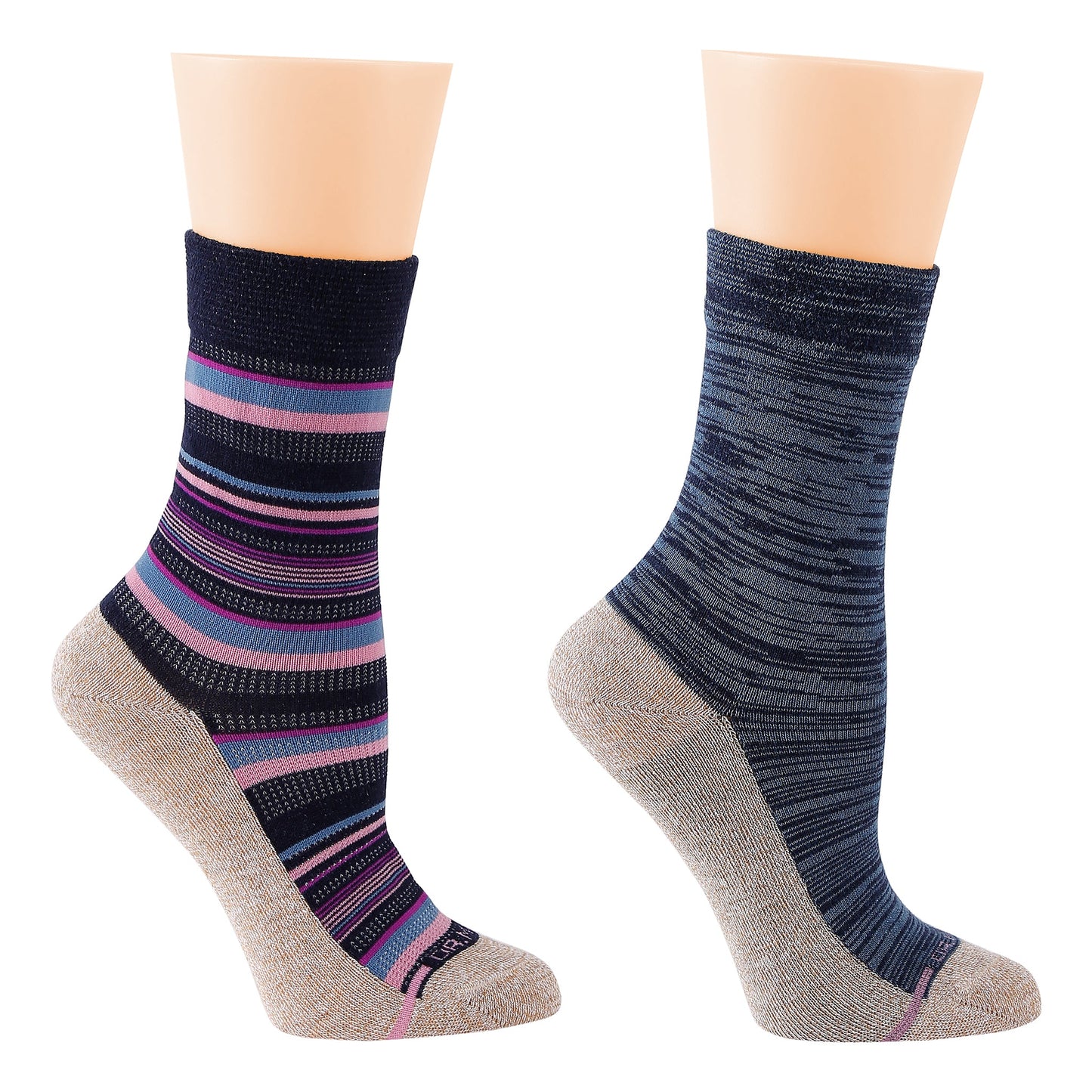 Multi Stripe - Diabetic Socks For Women | Dr. Motion