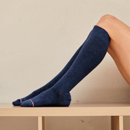 Basic Solid Bamboo - Knee-High Compression Socks For Women | Dr. Motion