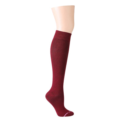 Basic Solid Bamboo - Knee-High Compression Socks For Women | Dr. Motion