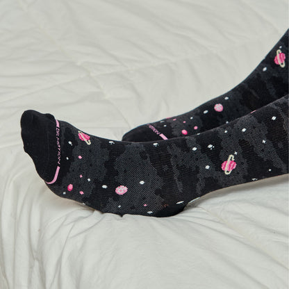 Space Galaxy - Knee-High Compression Socks For Women | Dr. Motion