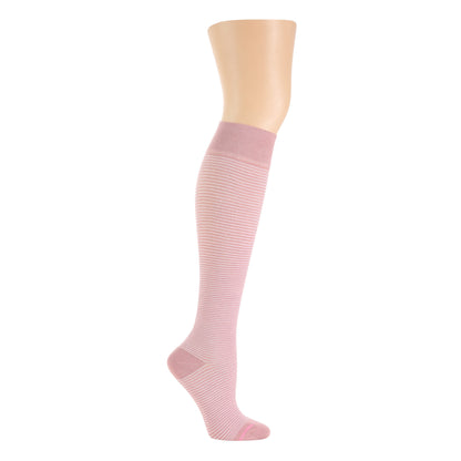 Microstripe - Knee-High Compression Socks For Women | Dr. Motion