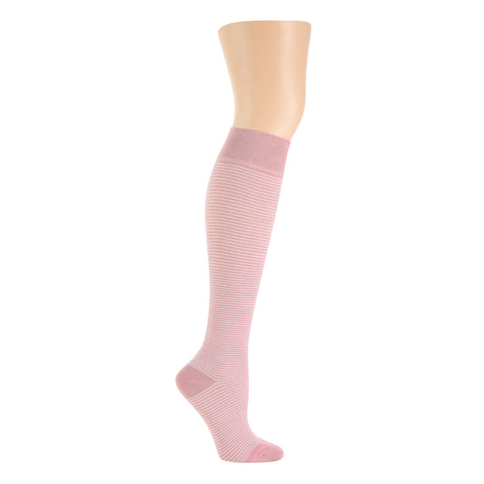 Microstripe - Knee-High Compression Socks For Women | Dr. Motion