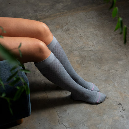 Texture - Knee-High Compression Socks For Women | Dr. Motion