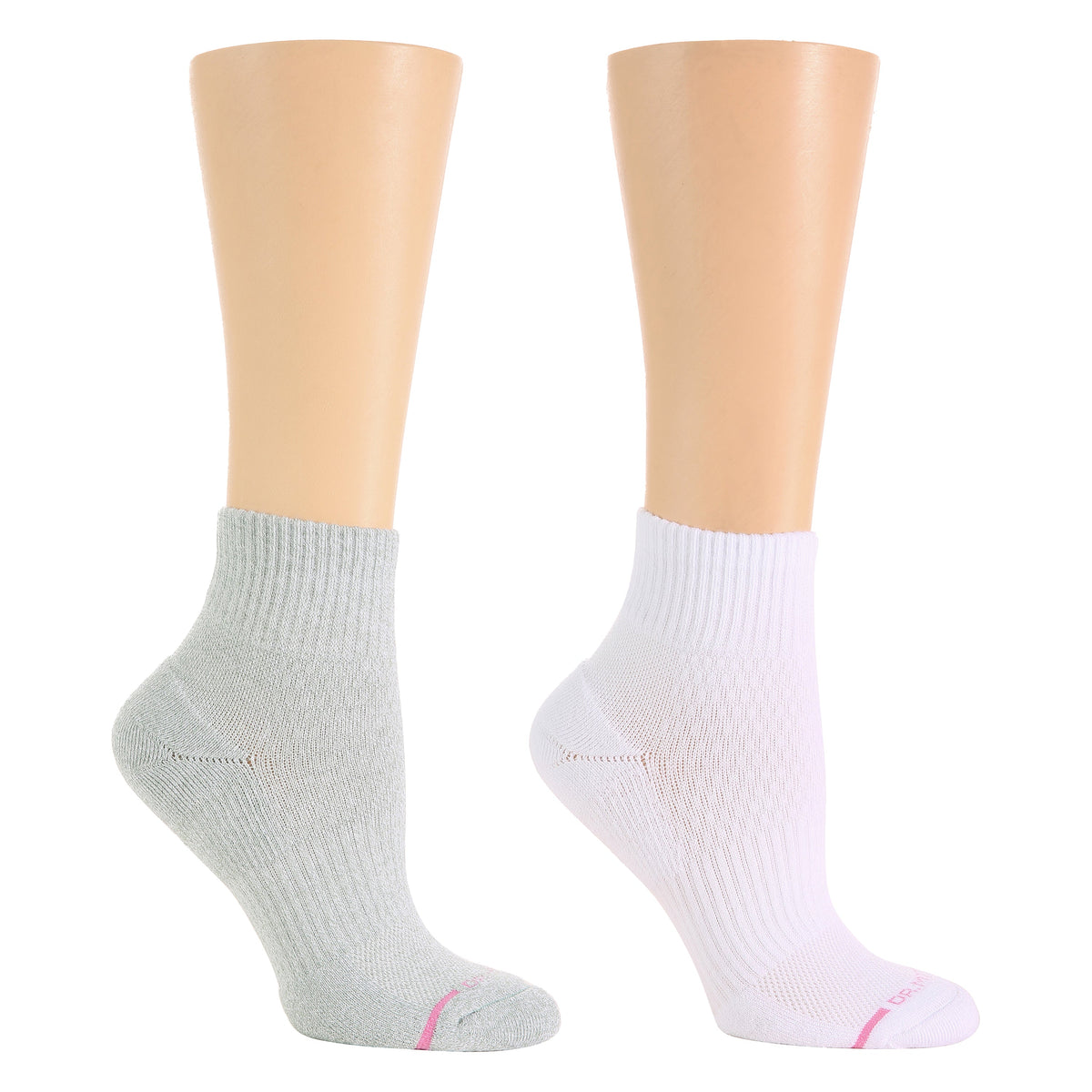 Basic Ribbed Cuff - Quarter Compression Socks For Women | Dr. Motion