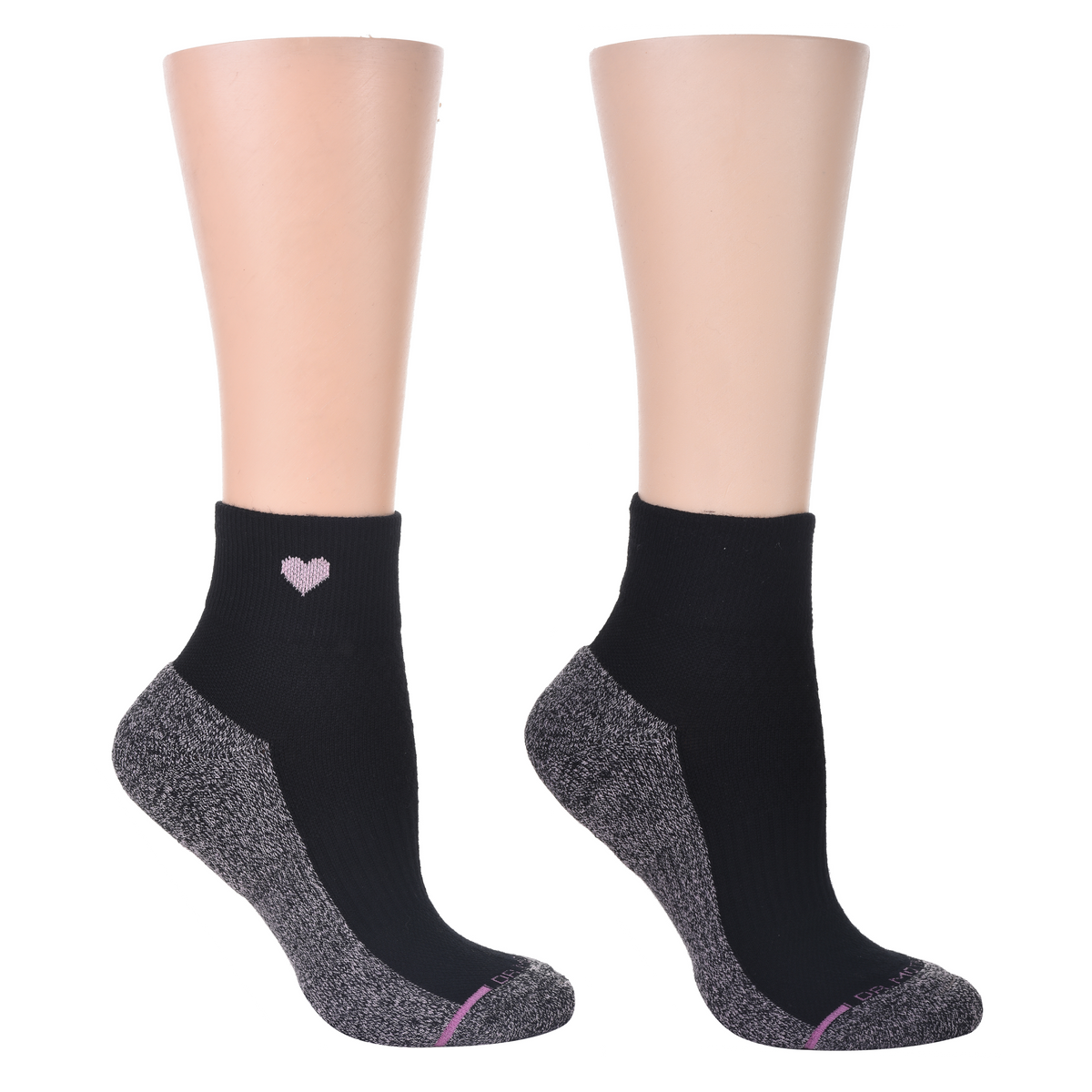 Heart - Quarter Compression Socks For Women | Dr. Motion