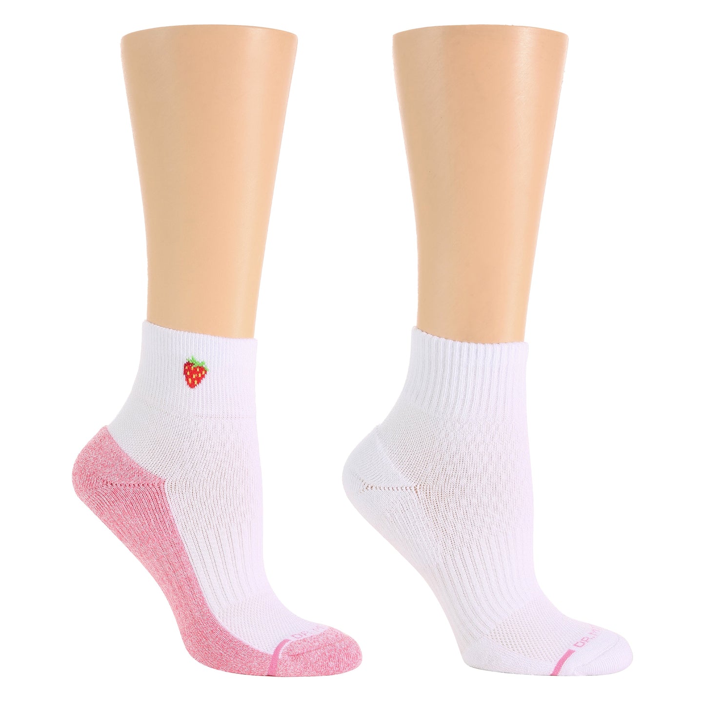 Strawberry - Quarter Compression Socks For Women | Dr. Motion