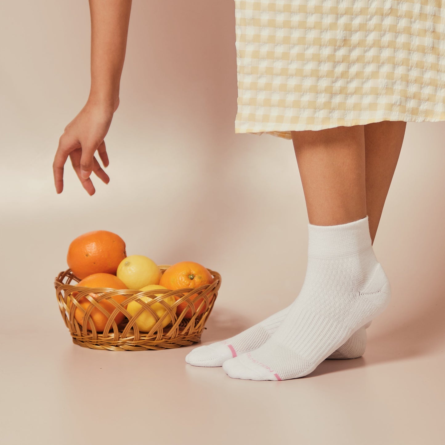 Strawberry - Quarter Compression Socks For Women | Dr. Motion