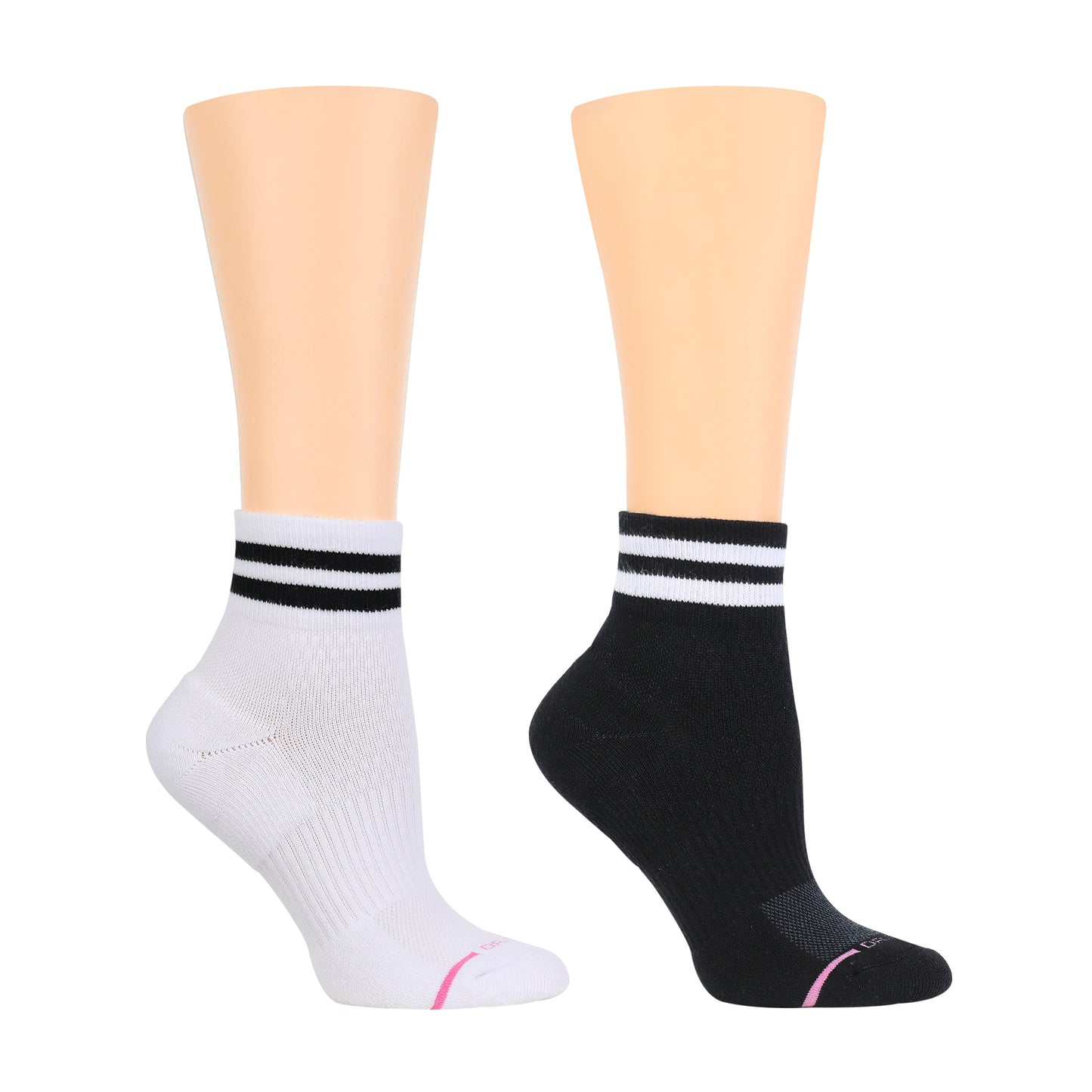 Varsity Stripe - Quarter Compression Socks For Women | Dr. Motion