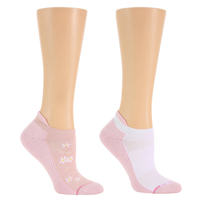 Floral Dots - Ankle Compression Socks For Women | Dr. Motion