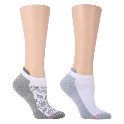 Floral Outline - Ankle Compression Socks For Women | Dr. Motion