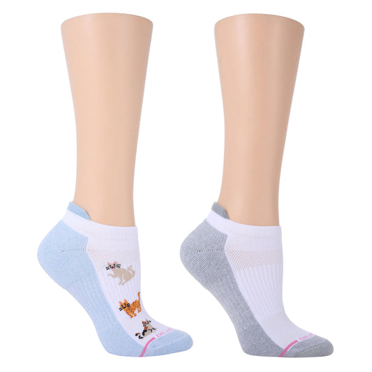 Relaxed Cats - Ankle Compression Socks For Women | Dr. Motion