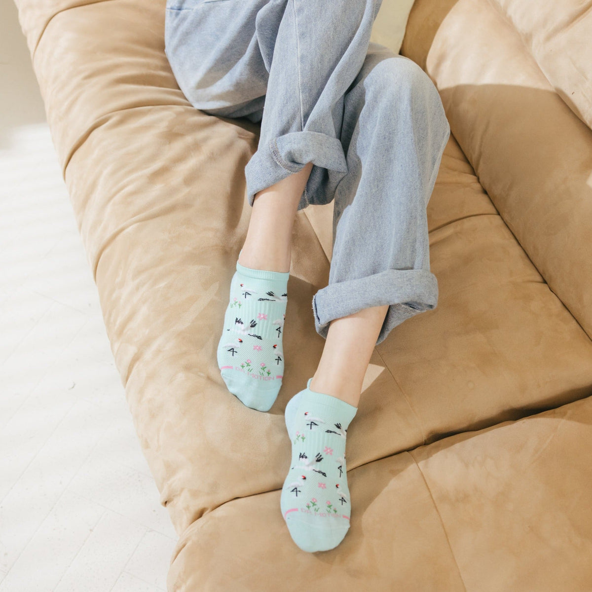 Whooping Cranes - Ankle Compression Socks For Women | Dr. Motion