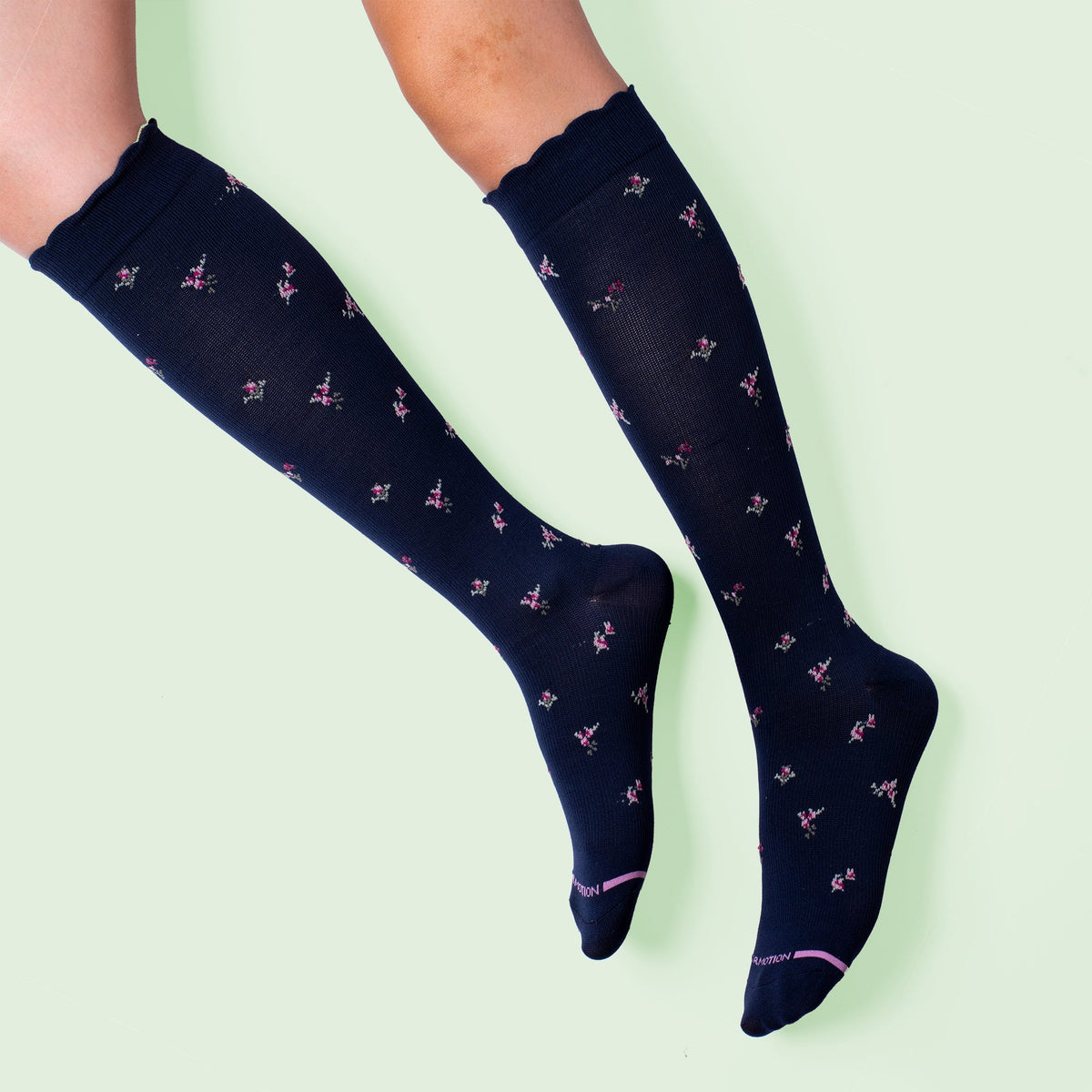 Liberty Flower - Knee-High Compression Socks For Women | Dr. Motion