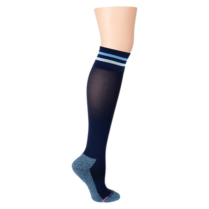 Cuff Stripe - Knee-High Compression Socks For Women | Dr. Motion