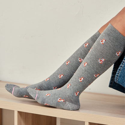 Cats - Knee-High Compression Socks For Women | Dr. Motion