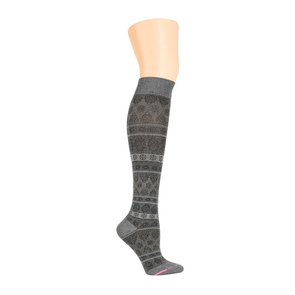 Striped Pattern - Knee-High Compression Socks For Women | Dr. Motion