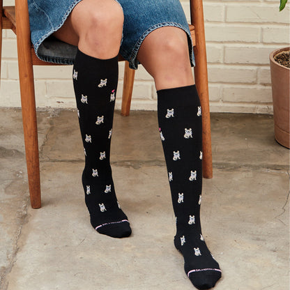 French Bulldog - Knee-High Compression Socks For Women | Dr. Motion