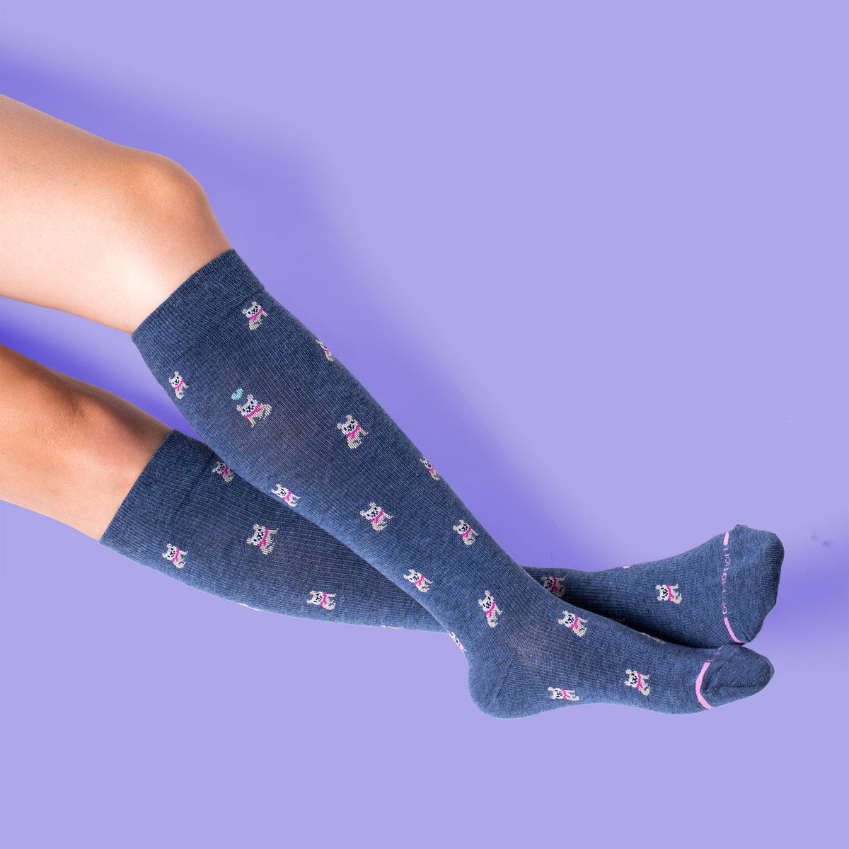 French Bulldog - Knee-High Compression Socks For Women | Dr. Motion