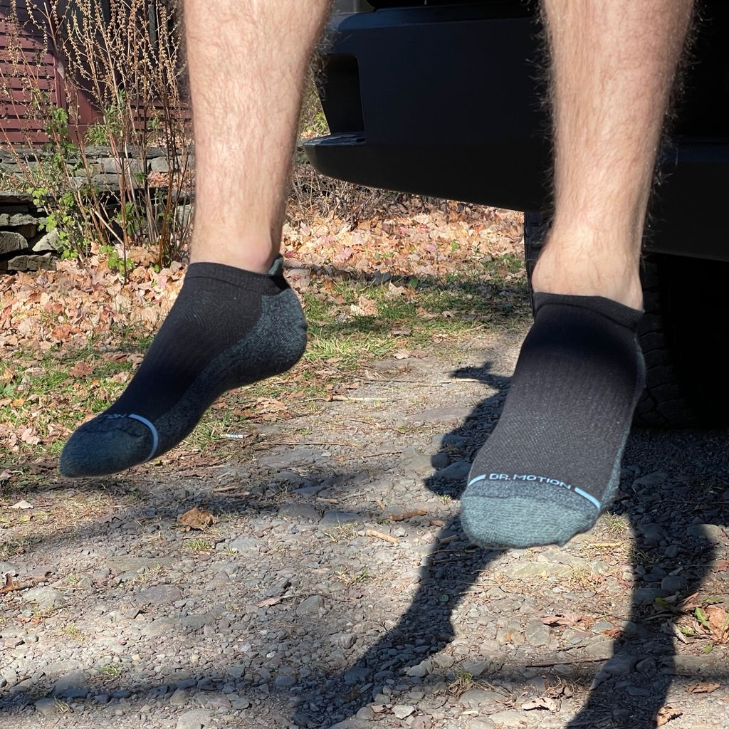Plain Knit - Ankle Compression Socks For Men | Dr. Motion