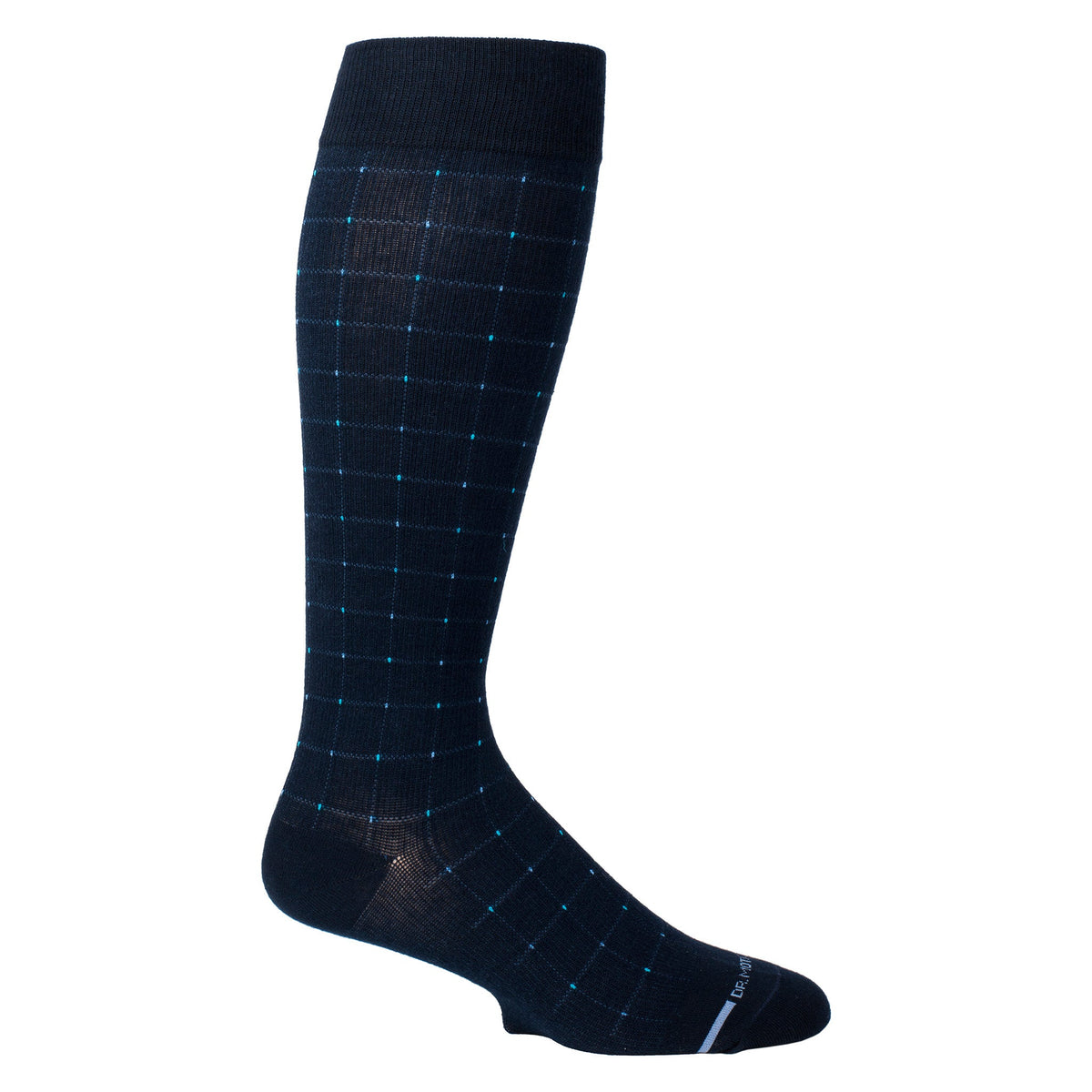 Pin Dot Grid - Knee-High Compression Socks For Men | Dr. Motion