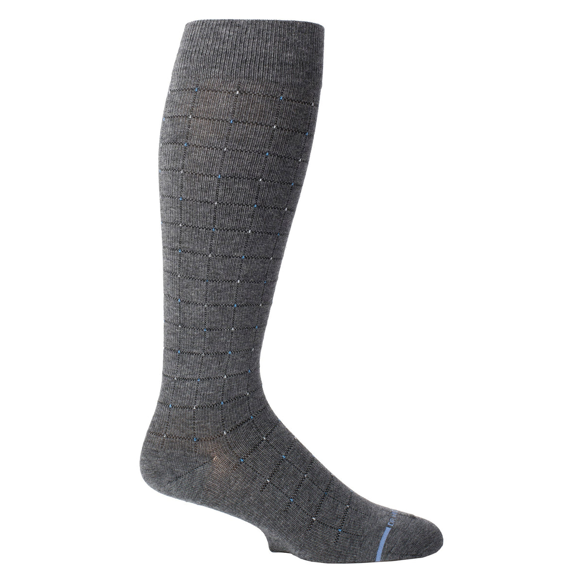 Pin Dot Grid - Knee-High Compression Socks For Men | Dr. Motion