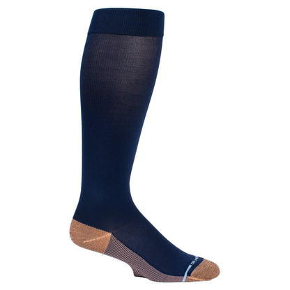 Solid Copper Infused - Knee-High Compression Socks For Men | Dr. Motion