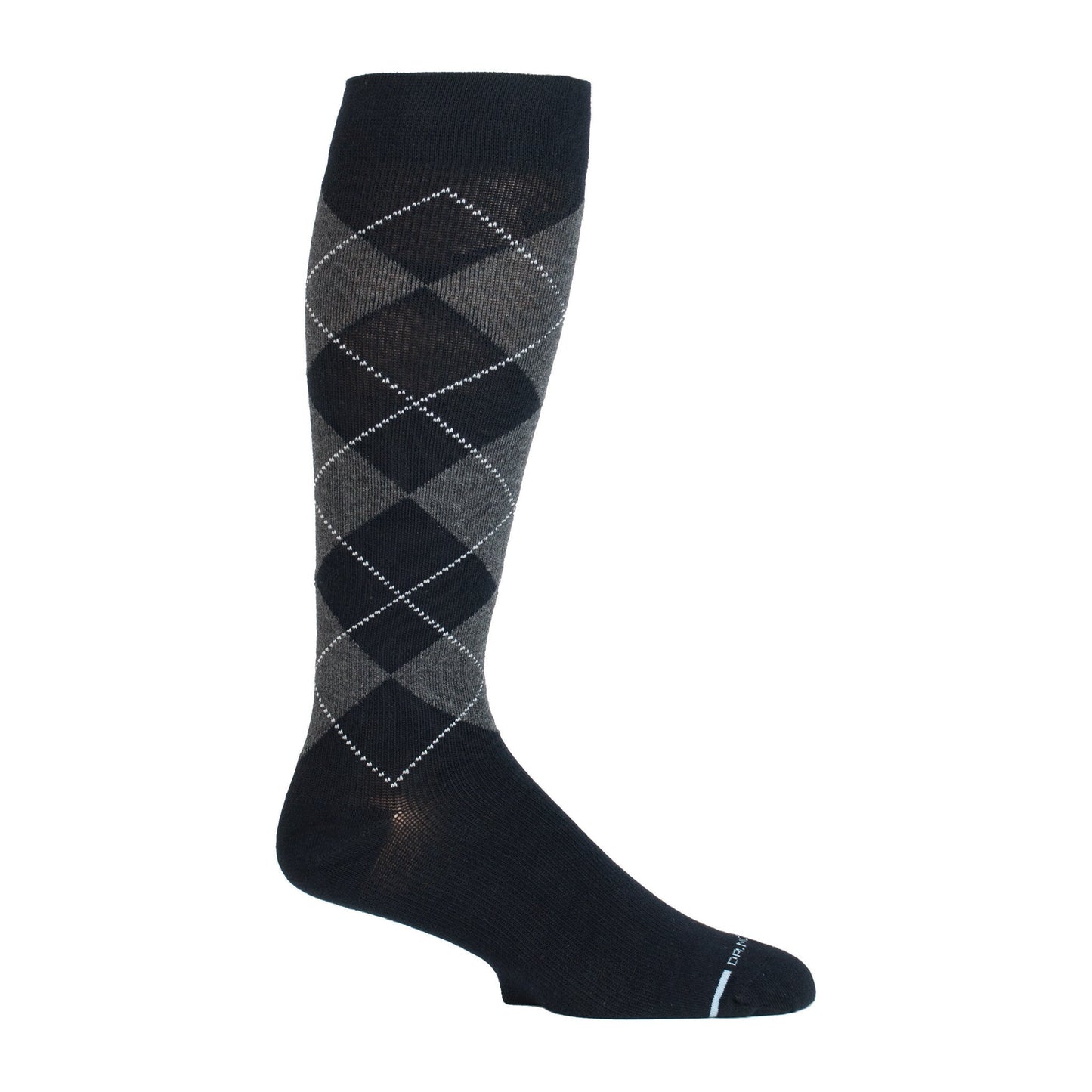 Classic Argyle - Knee-High Compression Socks For Men | Dr. Motion