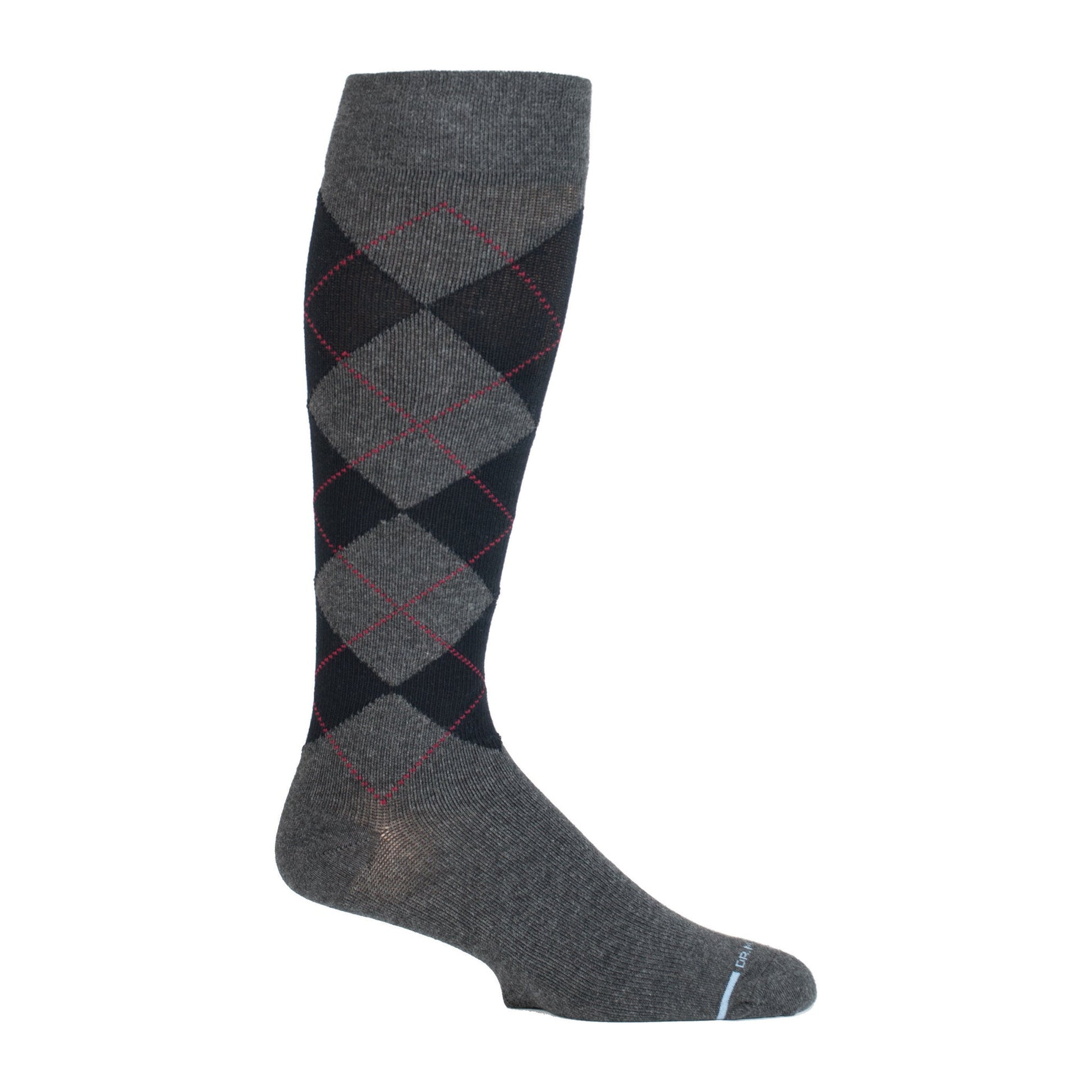 Classic Argyle - Knee-High Compression Socks For Men | Dr. Motion
