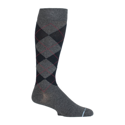 Classic Argyle - Knee-High Compression Socks For Men | Dr. Motion