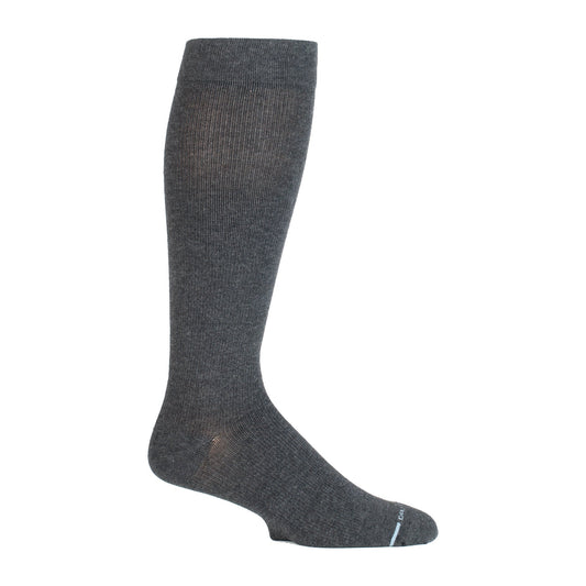 Solid Cotton Blend - Knee-High Compression Socks For Men | Dr. Motion