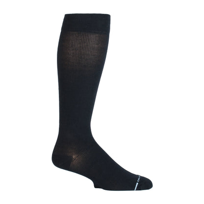 Solid Cotton Blend - Knee-High Compression Socks For Men | Dr. Motion