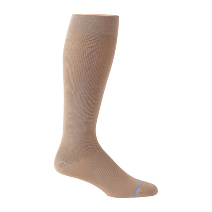 Solid Cotton Blend - Knee-High Compression Socks For Men | Dr. Motion