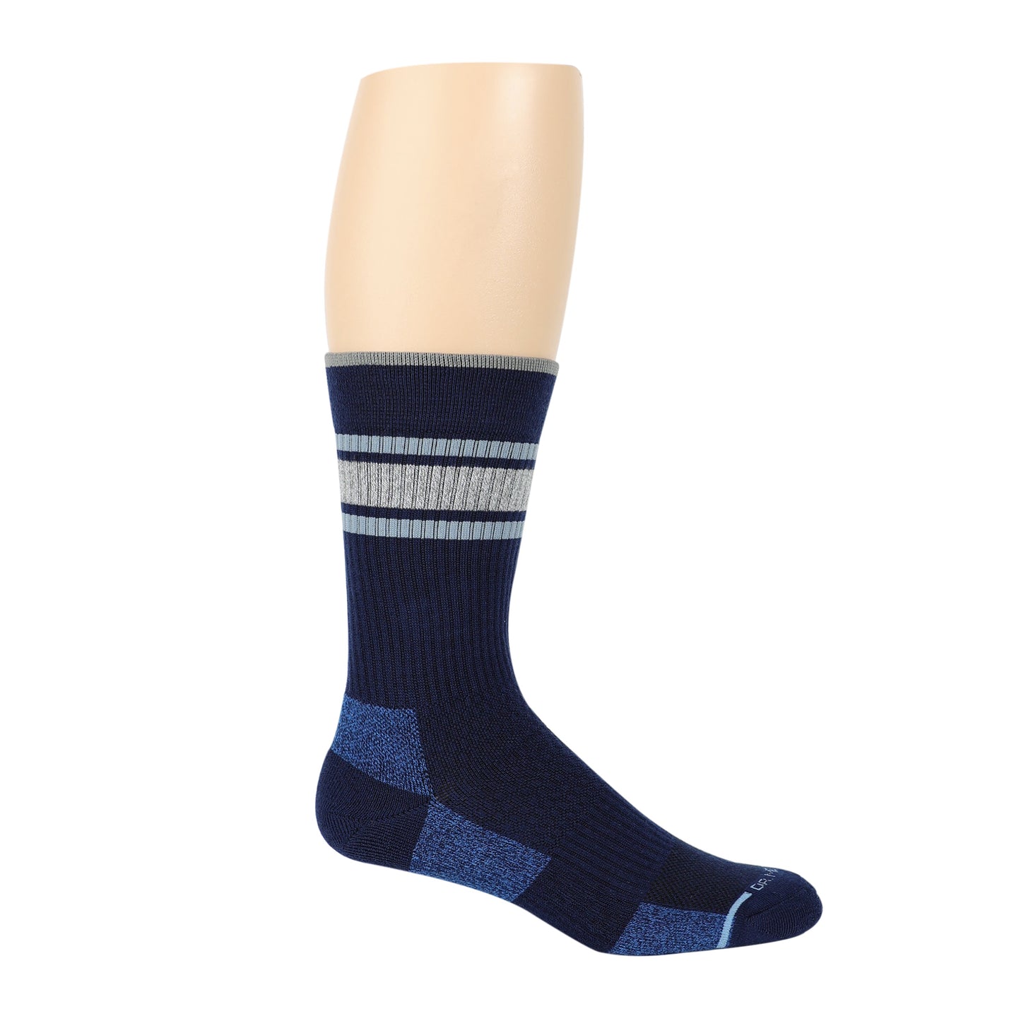 Varsity Top Stripe - Compression Outdoor Medium Weight Crew For Men | Dr. Motion