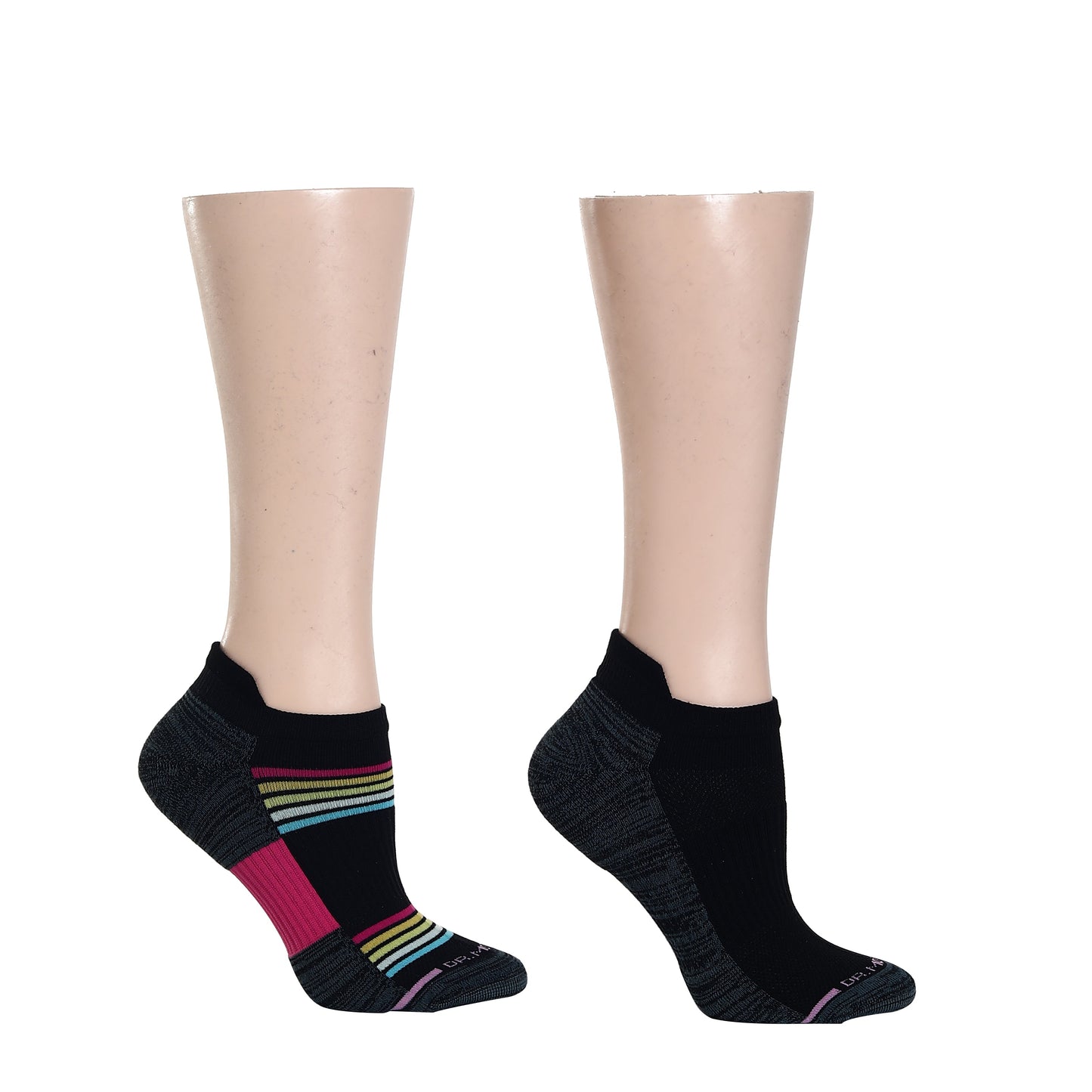 Happy Stripes - Ankle Compression Socks For Women | Dr. Motion