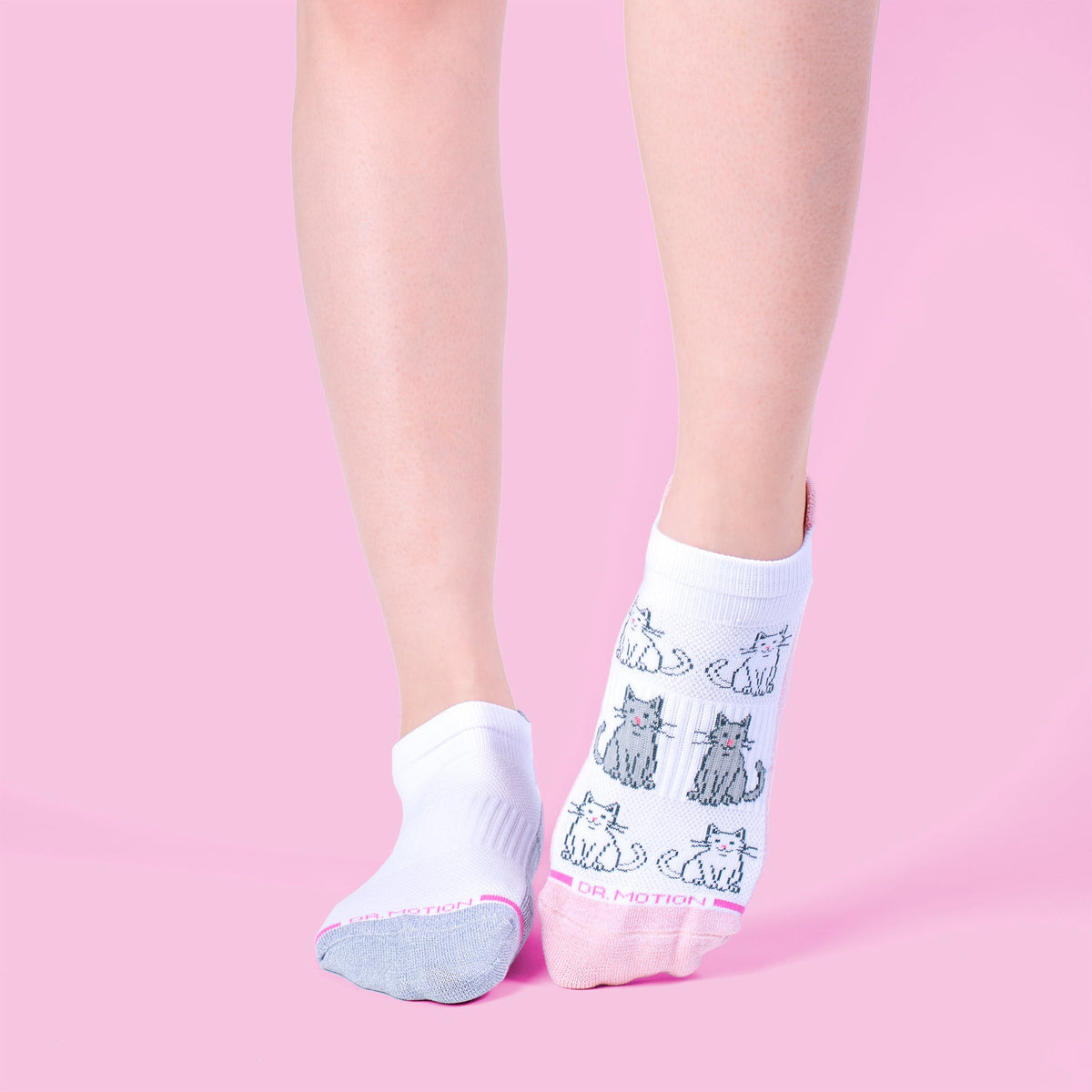 Kitties - Ankle Compression Socks For Women | Dr. Motion