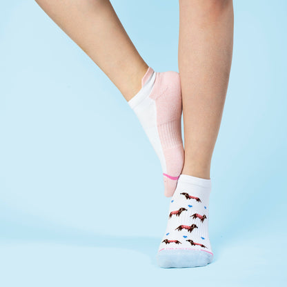 Dachshund - Ankle Compression Socks For Women | Dr. Motion